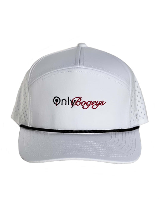 White and Red Rope SnapBack