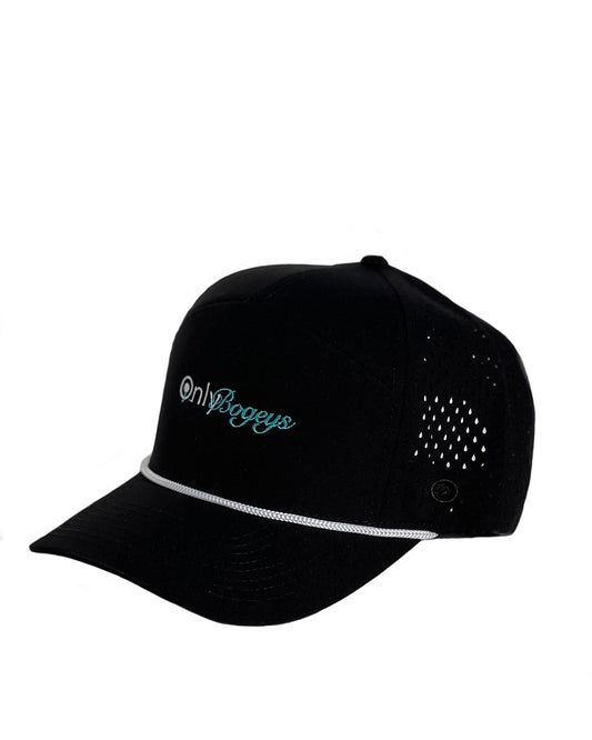 Black and Blue Rope SnapBack