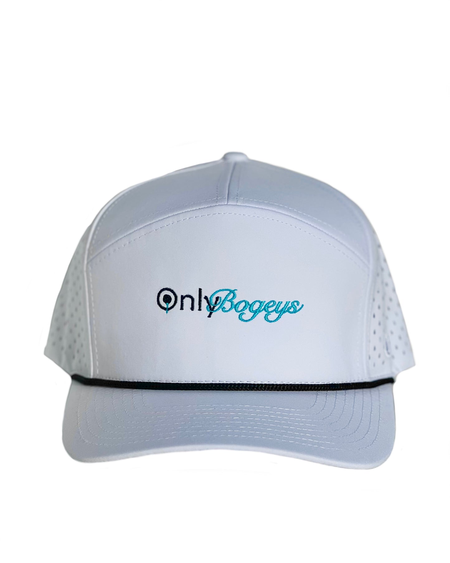 White and Blue Rope SnapBack